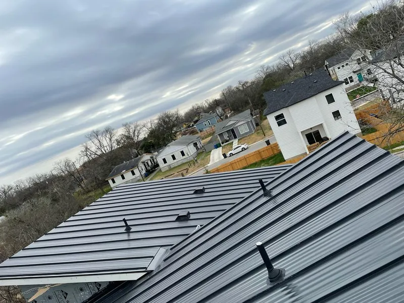 Standing seam metal roof panels with vents for Skylight Repair in Pleasant Prairie